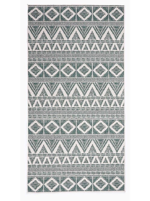Tapis extérieur, kilim reversible LYN2 BG REVERSIBLE - Kiabi