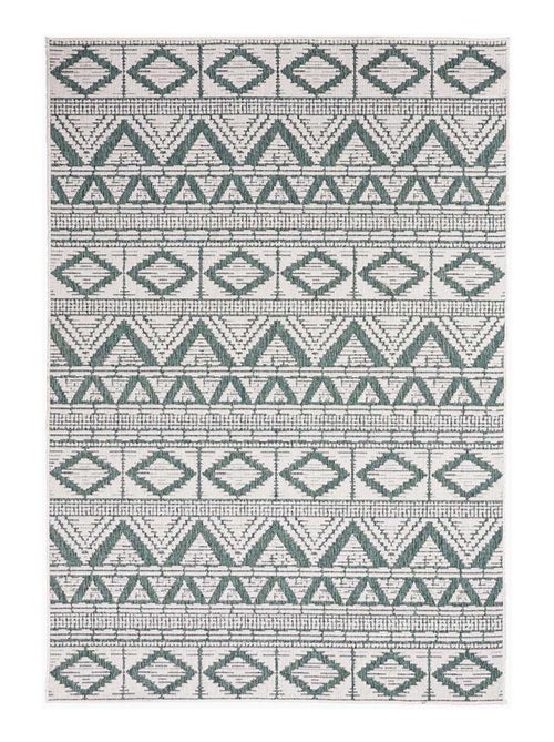 Tapis extérieur, kilim reversible LYN2 BG REVERSIBLE - Kiabi