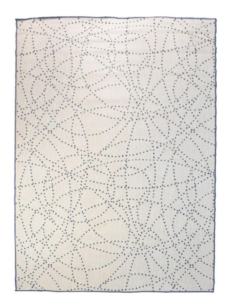 Tapis extérieur, kilim reversible LYN2 BJ REVERSIBLE Bleu - Kiabi