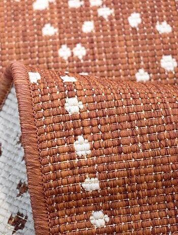 Tapis extérieur, kilim reversible LYN2 BJ REVERSIBLE