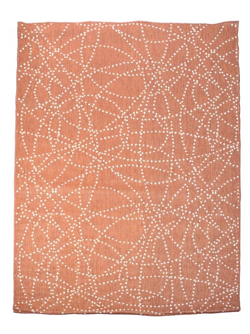 Tapis extérieur, kilim reversible LYN2 BJ REVERSIBLE Marron - Kiabi
