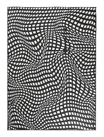 Tapis extérieur, kilim reversible LYN2 BK REVERSIBLE