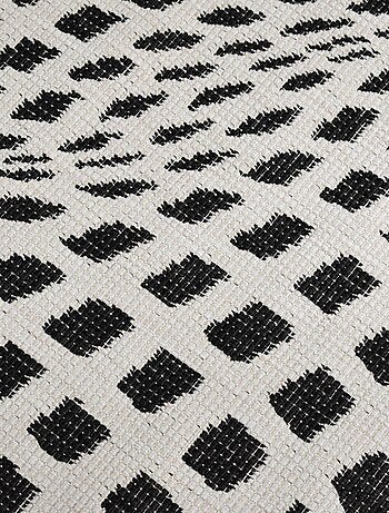 Tapis extérieur, kilim reversible LYN2 BK REVERSIBLE