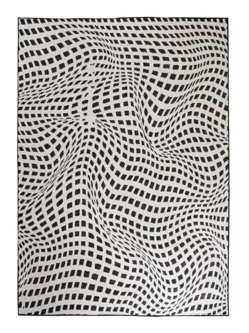 Tapis extérieur, kilim reversible LYN2 BK REVERSIBLE - Kiabi