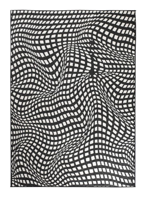 Tapis extérieur, kilim reversible LYN2 BK REVERSIBLE - Kiabi