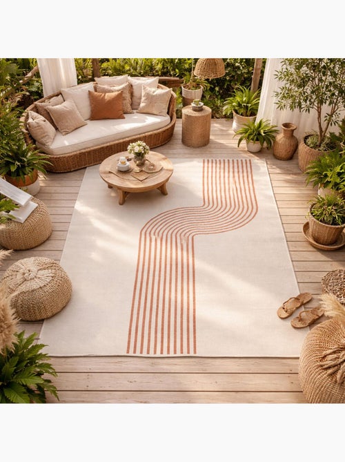 Tapis extérieur, kilim reversible LYN2 BM REVERSIBLE - Kiabi