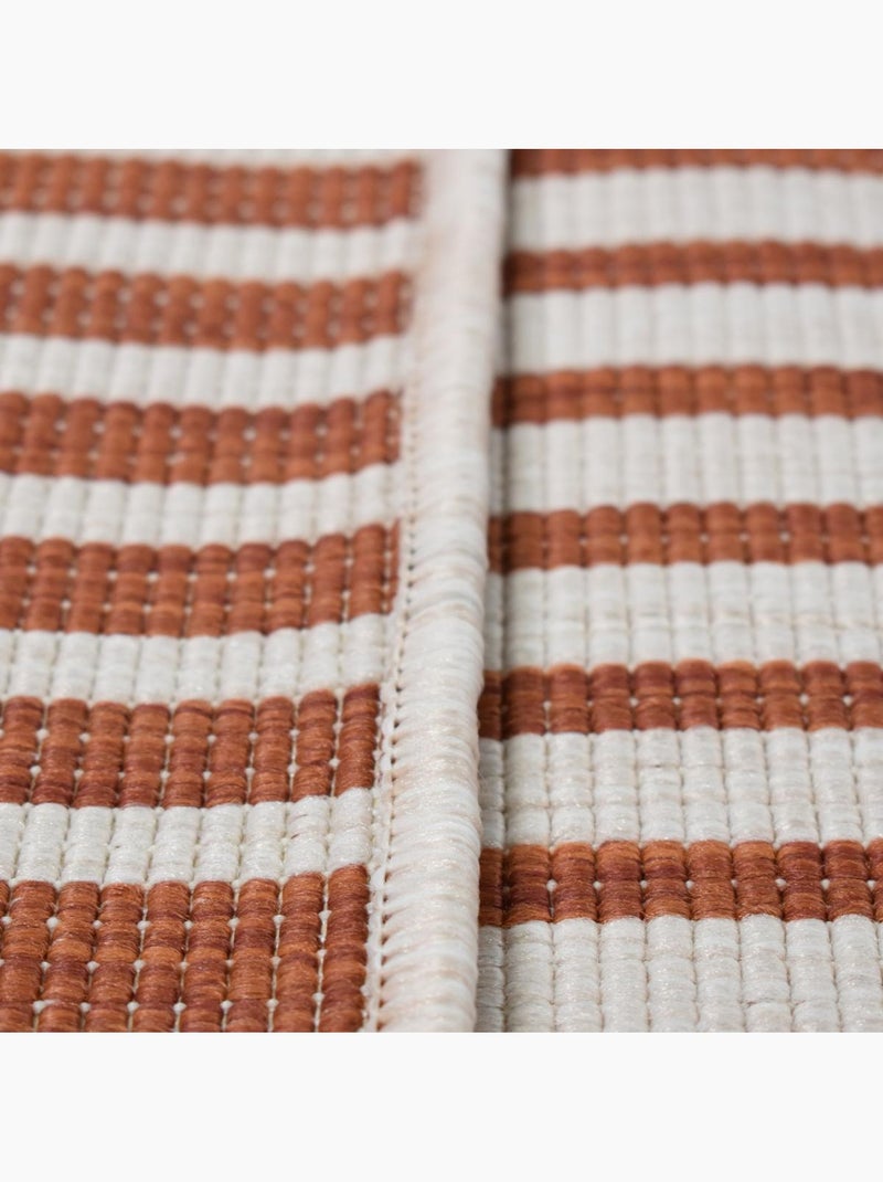 Tapis extérieur, kilim reversible LYN2 BM REVERSIBLE Ecru - Kiabi