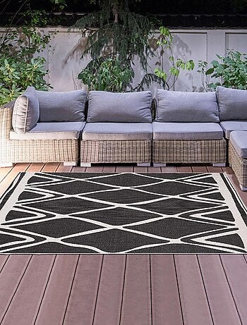 Tapis extérieur, kilim reversible LYN2 F REVERSIBLE