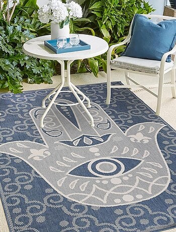 Tapis extérieur, kilim reversible LYN2 L REVERSIBLE