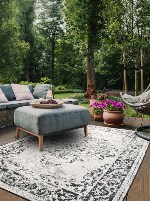 Tapis extérieur, kilim reversible LYN2 MED - Kiabi