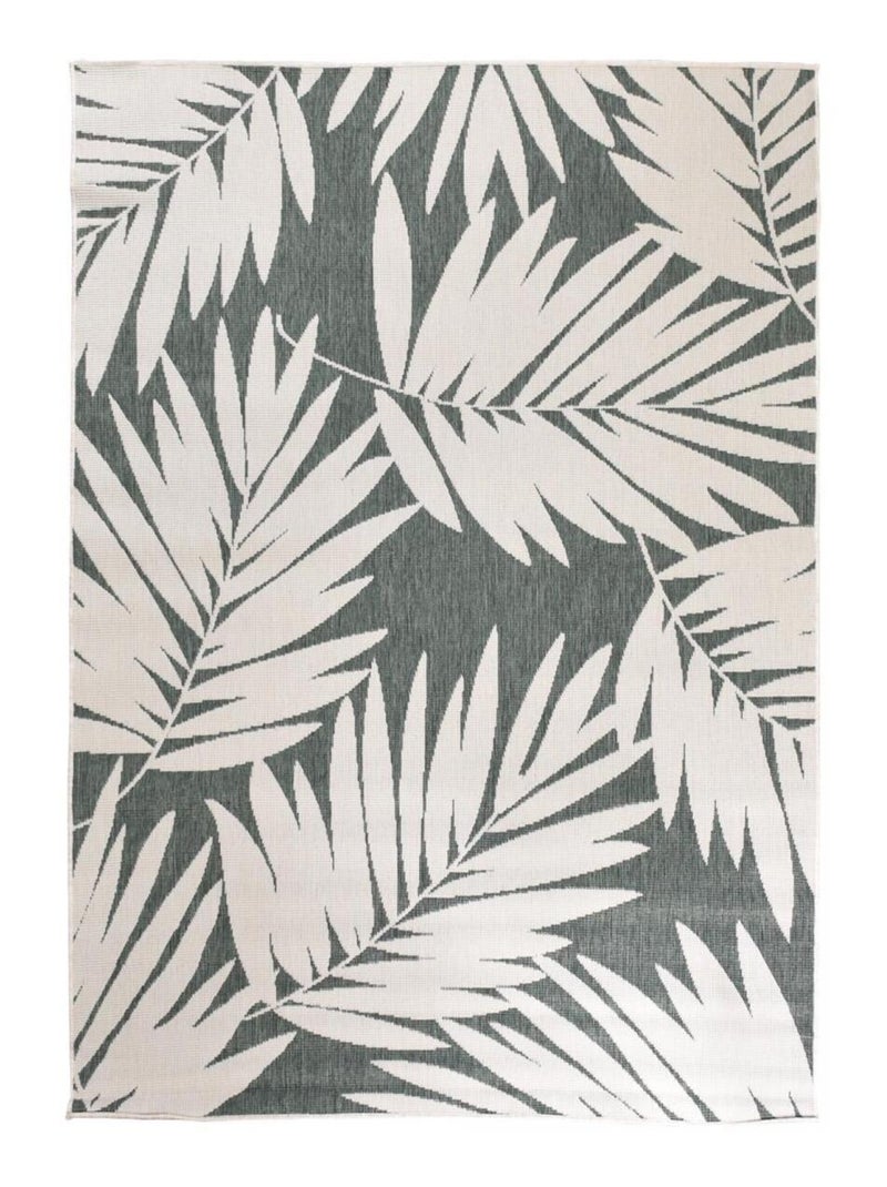 Tapis extérieur, kilim reversible LYN2 P REVERSIBLE Vert - Kiabi