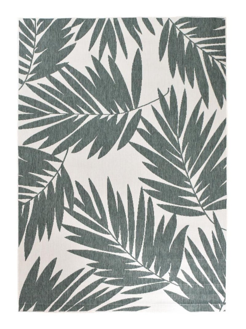 Tapis extérieur, kilim reversible LYN2 P REVERSIBLE Vert - Kiabi