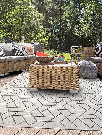 Tapis extérieur, kilim reversible LYN2 R REVERSIBLE