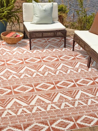 Tapis extérieur, kilim reversible LYN2 SKIO