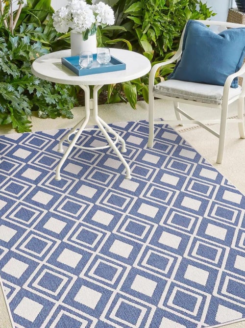 Tapis extérieur, kilim reversible LYN2 Y REVERSIBLE - Kiabi