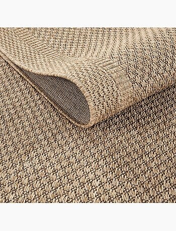 Tapis extérieur, motif faux uni, style kilim, lyn13 reza 5