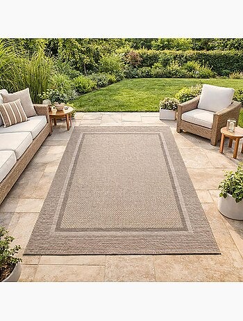 Tapis exterieur motif simple, luitwin, structure robuste
