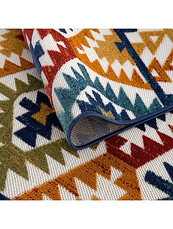 Tapis extérieur motifs géométriques