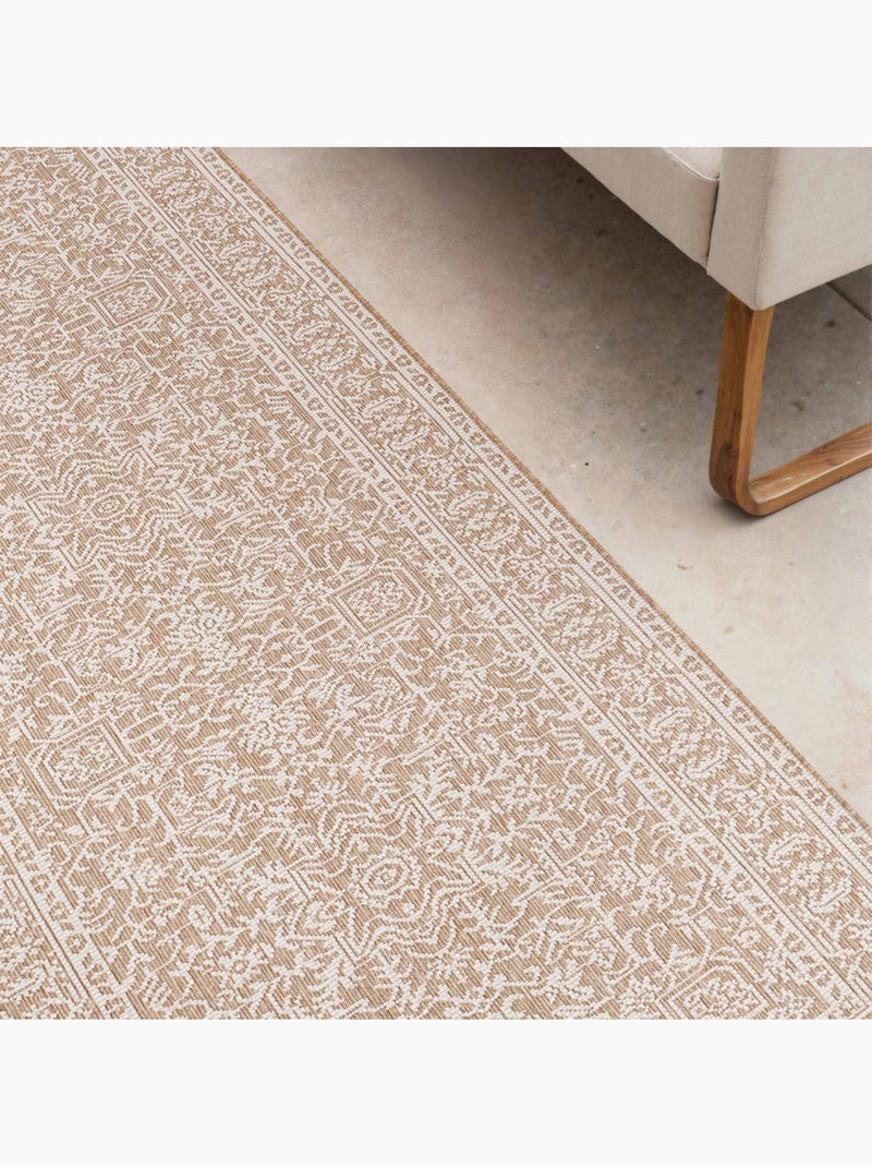 Tapis exterieur norient oriental Beige - Kiabi