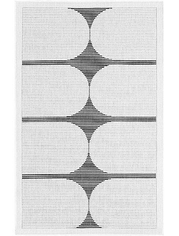 Tapis exterieur sventi géométrique