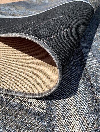 Tapis extérieur tissé kilim rectangle BACAO