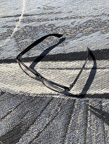 Tapis extérieur tissé kilim rectangle BACAO