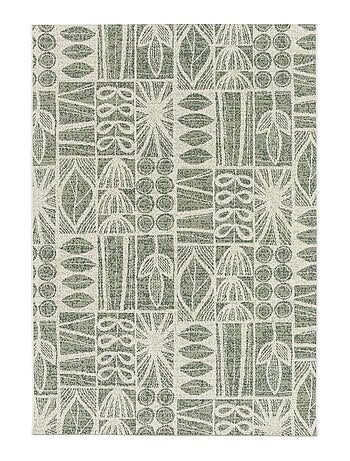Tapis extérieur tissé kilim rectangle CASADA 1