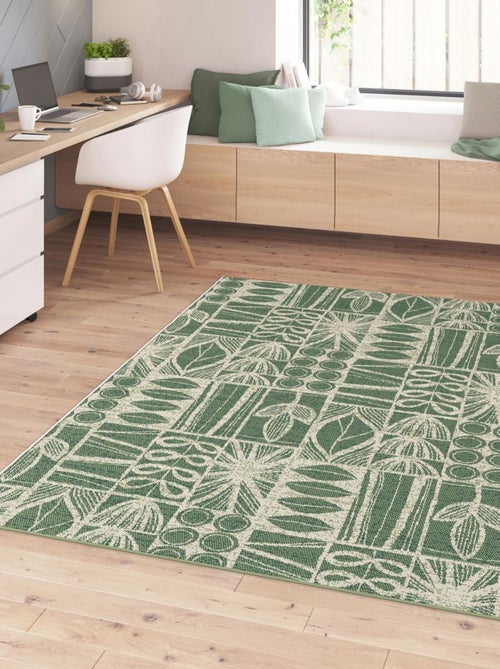 Tapis extérieur tissé kilim rectangle CASADA 1 - Kiabi
