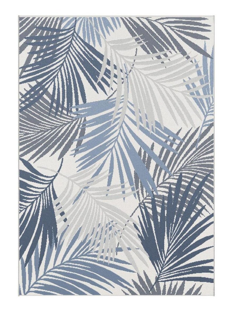 Tapis extérieur tissé kilim rectangle CASADA 15 Gris - Kiabi