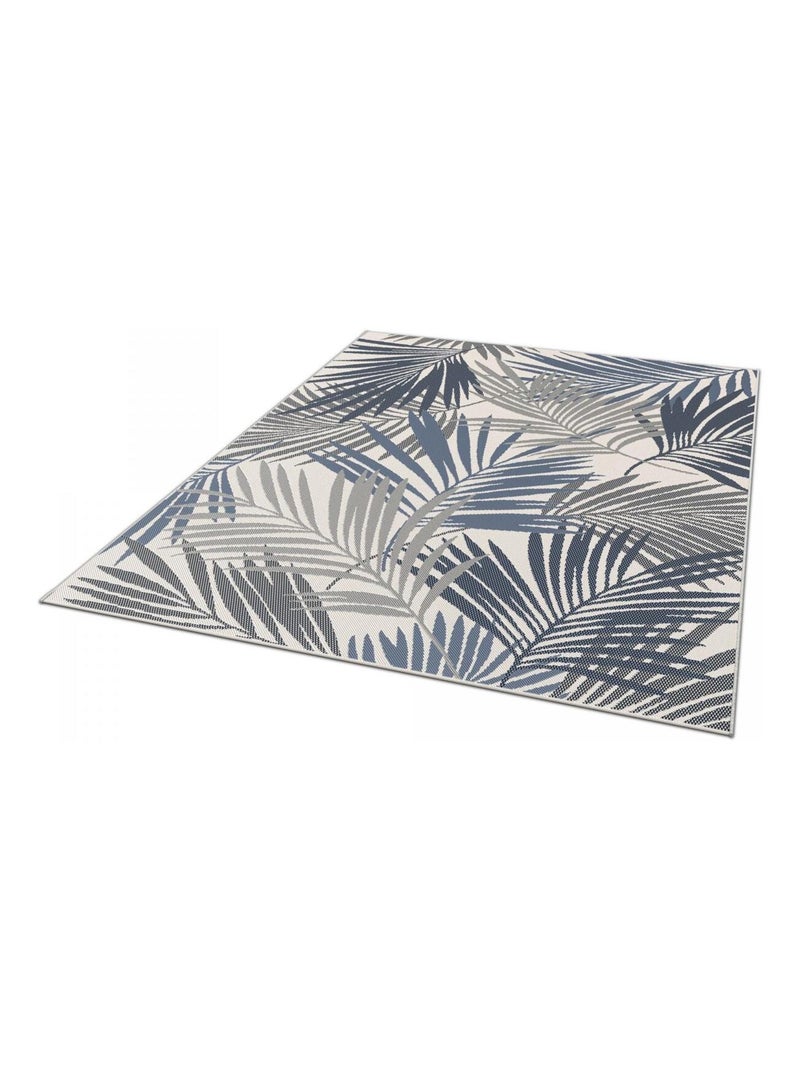Tapis extérieur tissé kilim rectangle CASADA 15 Gris - Kiabi