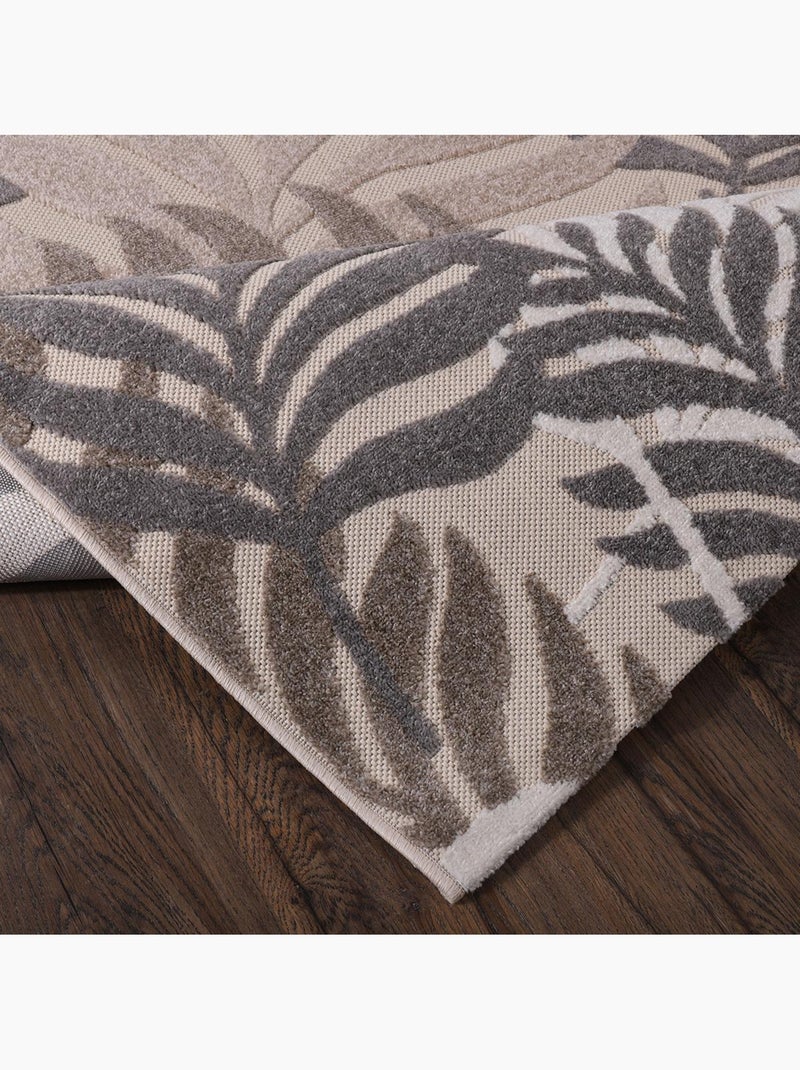 Tapis extérieur tissé kilim rectangle CHIMEK Ecru - Kiabi