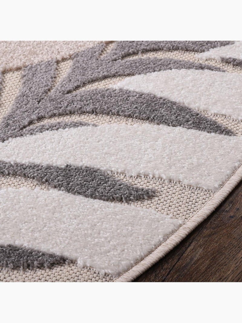 Tapis extérieur tissé kilim rectangle CHIMEK Ecru - Kiabi