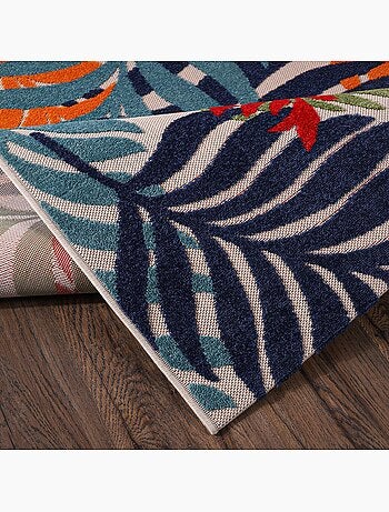 Tapis extérieur tissé kilim rectangle CHIMEK