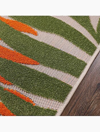 Tapis extérieur tissé kilim rectangle CHIMEK