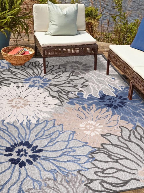 Tapis extérieur tissé kilim rectangle CHIMEKA - Kiabi
