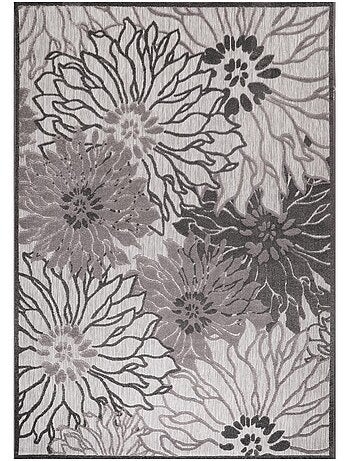 Tapis extérieur tissé kilim rectangle CHIMEKA