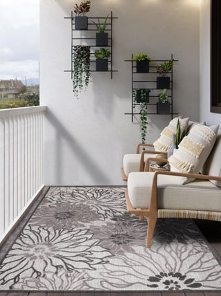 Tapis extérieur tissé kilim rectangle CHIMEKA