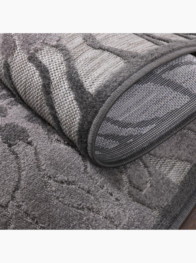 Tapis extérieur tissé kilim rectangle CHIMEKA Gris - Kiabi