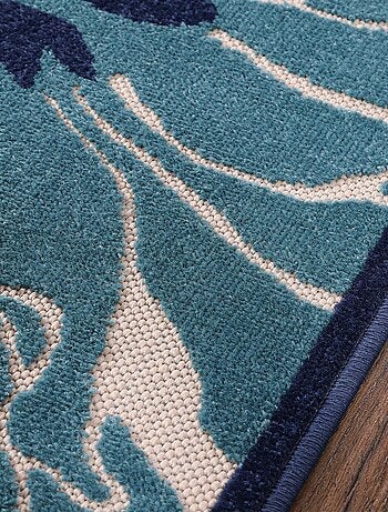 Tapis extérieur tissé kilim rectangle CHIMEKA