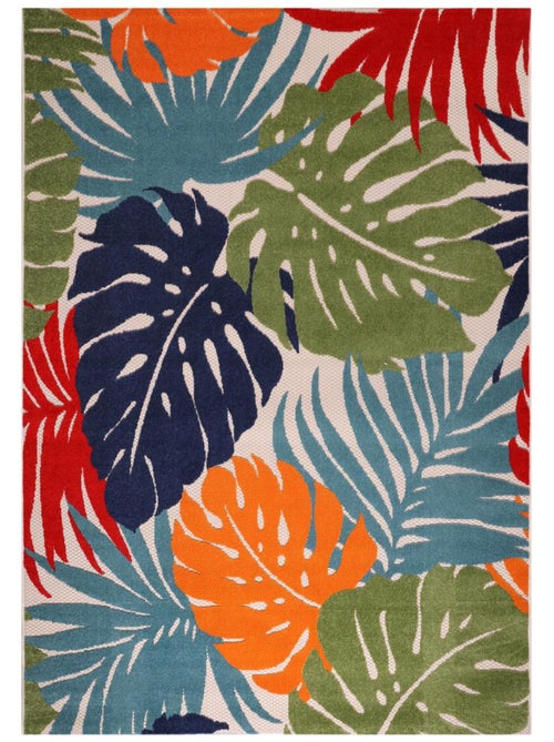 Tapis extérieur tissé kilim rectangle CHIMEKI - Kiabi
