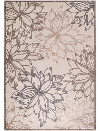 Tapis extérieur tissé kilim rectangle CHIMEKO
