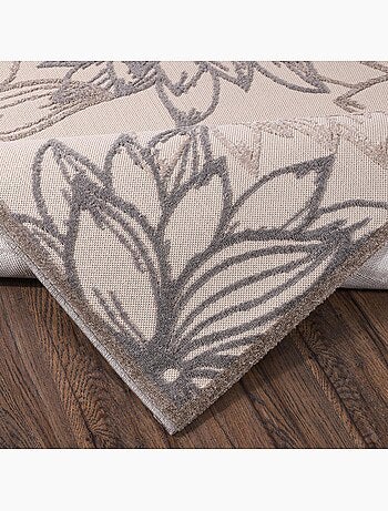 Tapis extérieur tissé kilim rectangle CHIMEKO