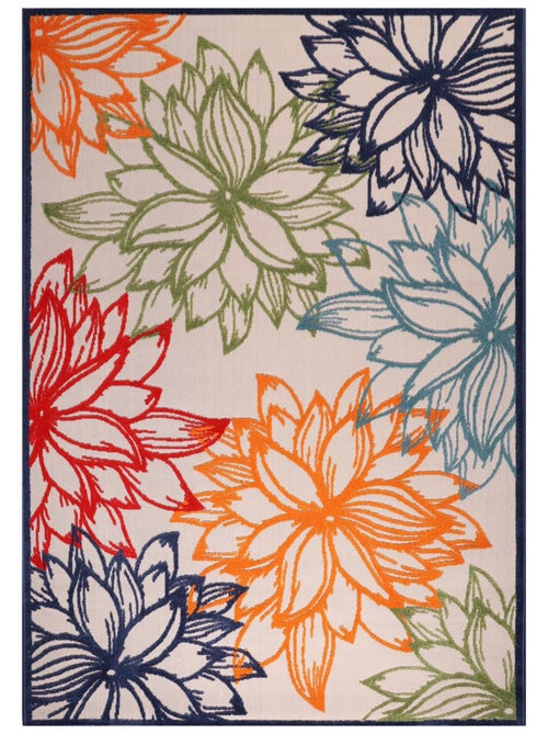 Tapis extérieur tissé kilim rectangle CHIMEKO - Kiabi