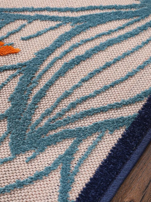Tapis extérieur tissé kilim rectangle CHIMEKO - Kiabi