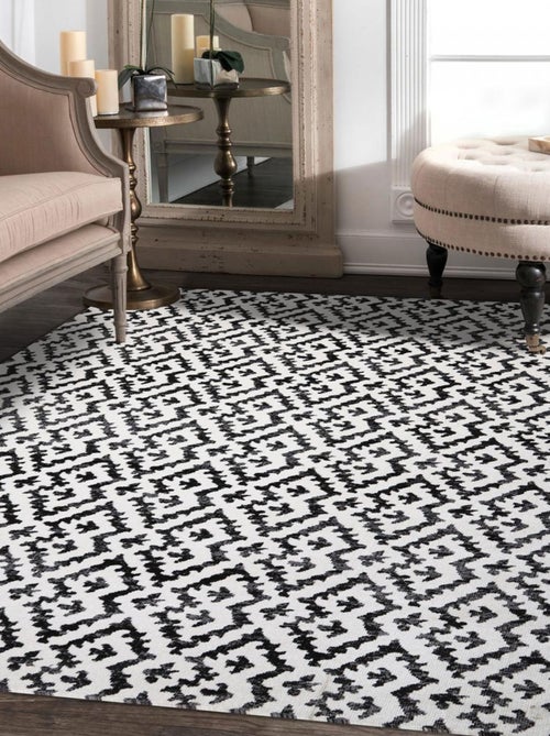 Tapis extérieur tissé kilim rectangle EDJE - Kiabi