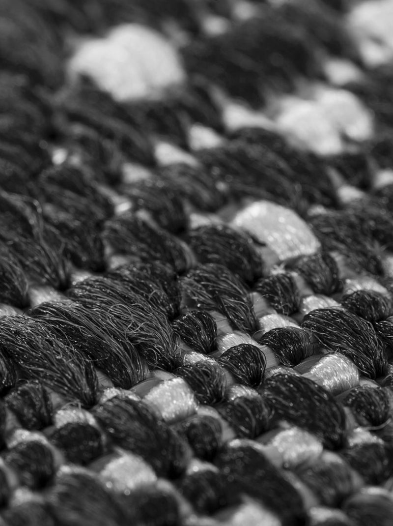 Tapis extérieur tissé kilim rectangle EXTERNA Gris - Kiabi
