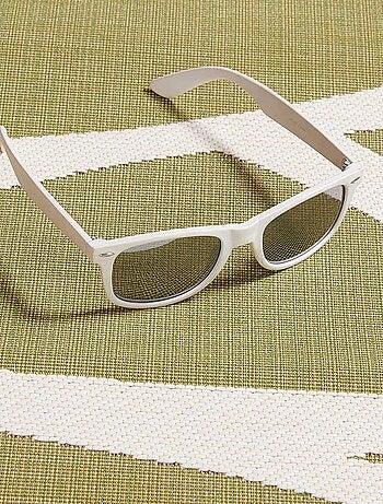 Tapis extérieur tissé kilim rectangle FEUILLE