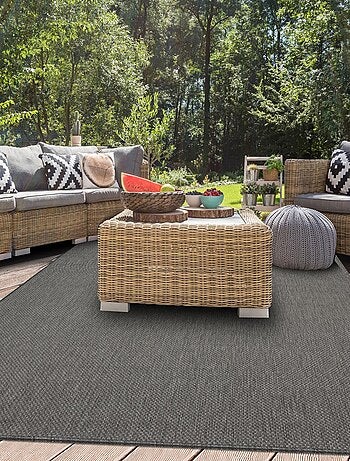 Tapis extérieur tissé kilim rectangle GEGIA