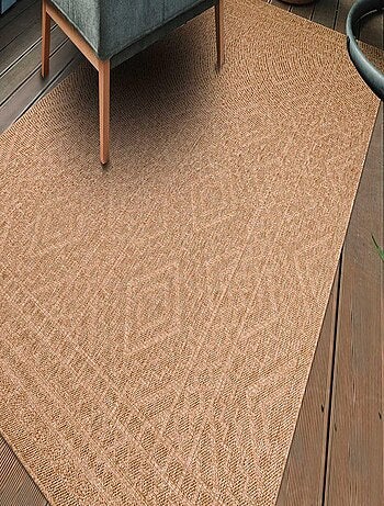 Tapis extérieur tissé kilim rectangle JUTE ART 3