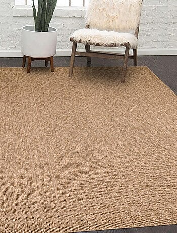 Tapis extérieur tissé kilim rectangle JUTE ART 3